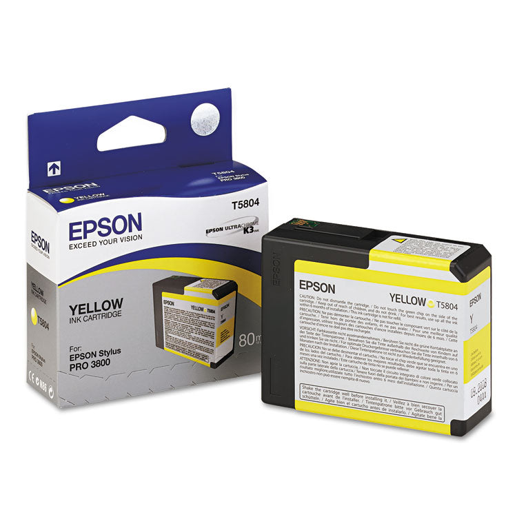 Epson - T580400 UltraChrome K3 Ink, Yellow