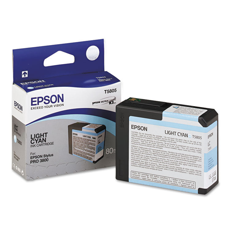 Epson - T580500 UltraChrome K3 Ink, Light Cyan