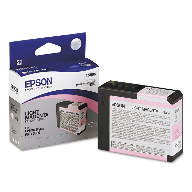 Epson - T580600 UltraChrome K3 Ink, Light Magenta