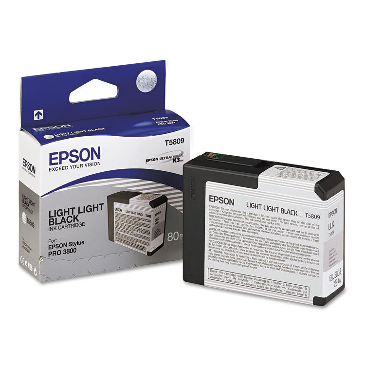 Epson - T580900 UltraChrome K3 Ink, Light Light Black