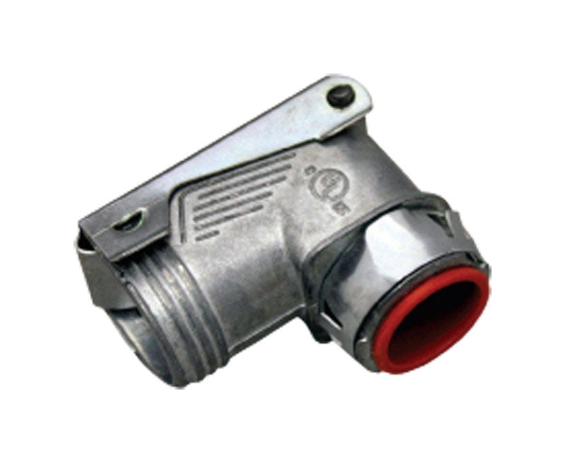 SIGMA - Sigma Engineered Solutions 3/8 in. D Die-Cast Zinc Flex Angle Connector For AC, MC and FMC/RWFMC 1 p