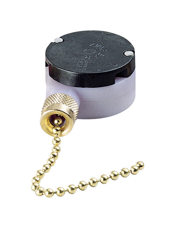 GARDNER BENDER - Gardner Bender Brass Pull Chain Switch [GSW-33]