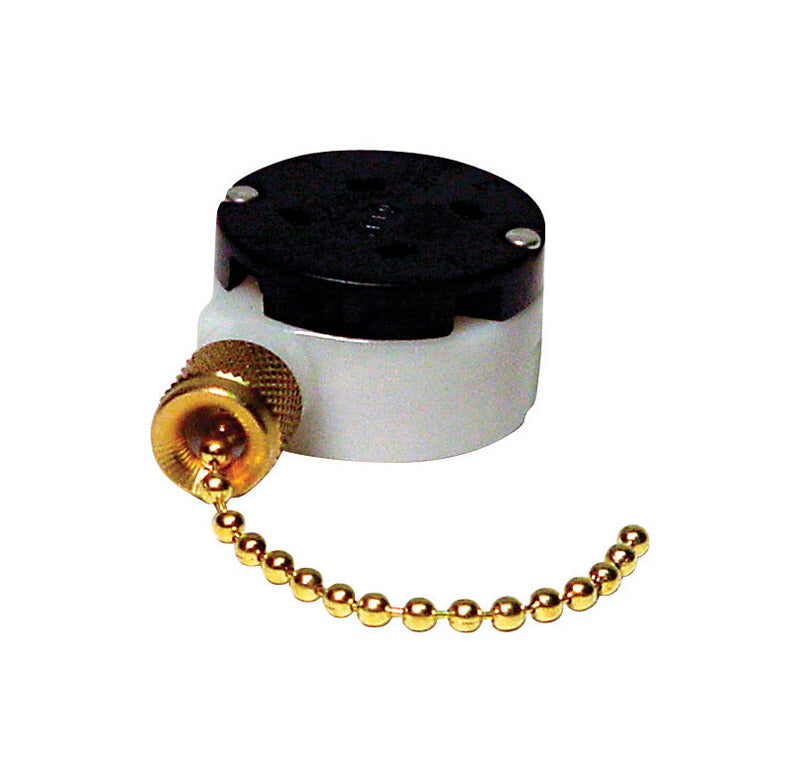 GARDNER BENDER - Gardner Bender Brass Pull Chain Switch [GSW-34]