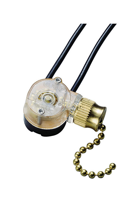 GARDNER BENDER - Gardner Bender Brass Pull Chain Switch [GSW-32]