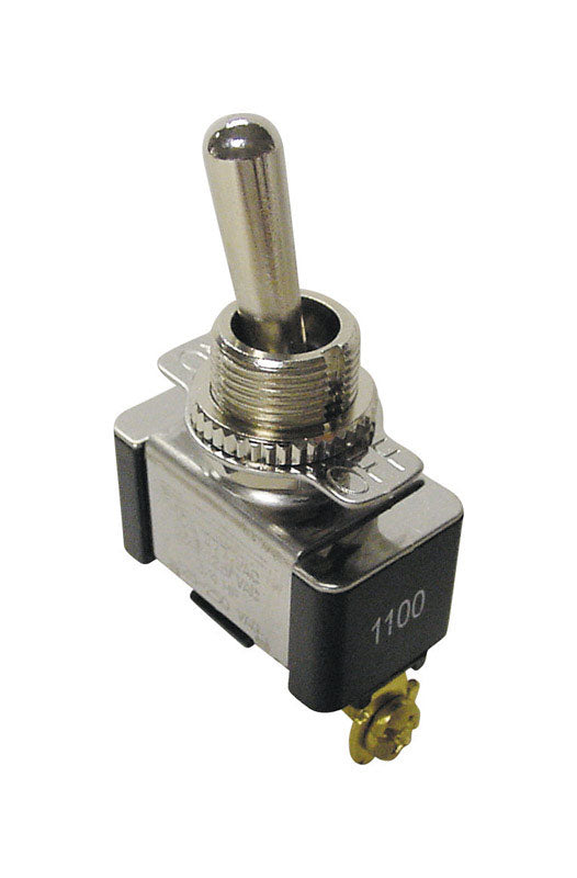 GARDNER BENDER - Gardner Bender 20 amps Single Pole Toggle Switch Black/Silver 1 pk [GSW-110]