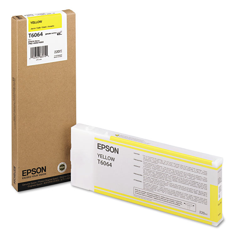 Epson - T606400 (60) Ink, Yellow