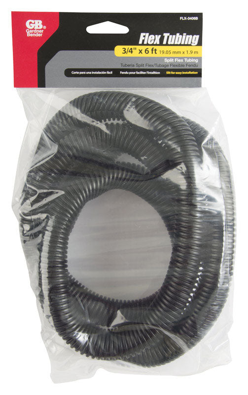 GARDNER BENDER - Gardner Bender 6 ft. L Black Polyethylene Flex Tube
