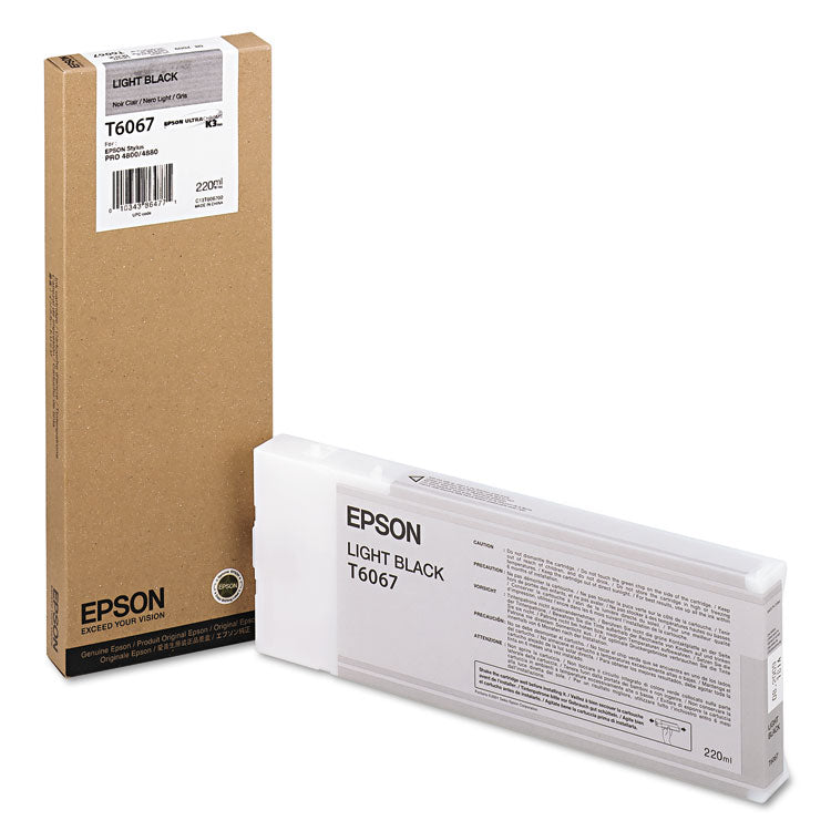 Epson - T606700 (60) Ink, Light Black