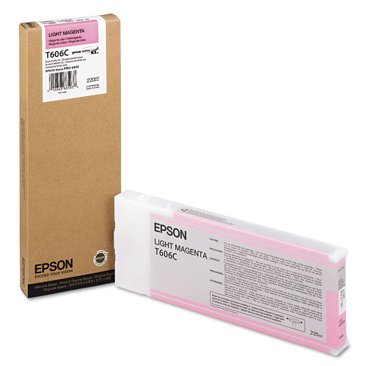 Epson - T606C00 Ink, Light Magenta