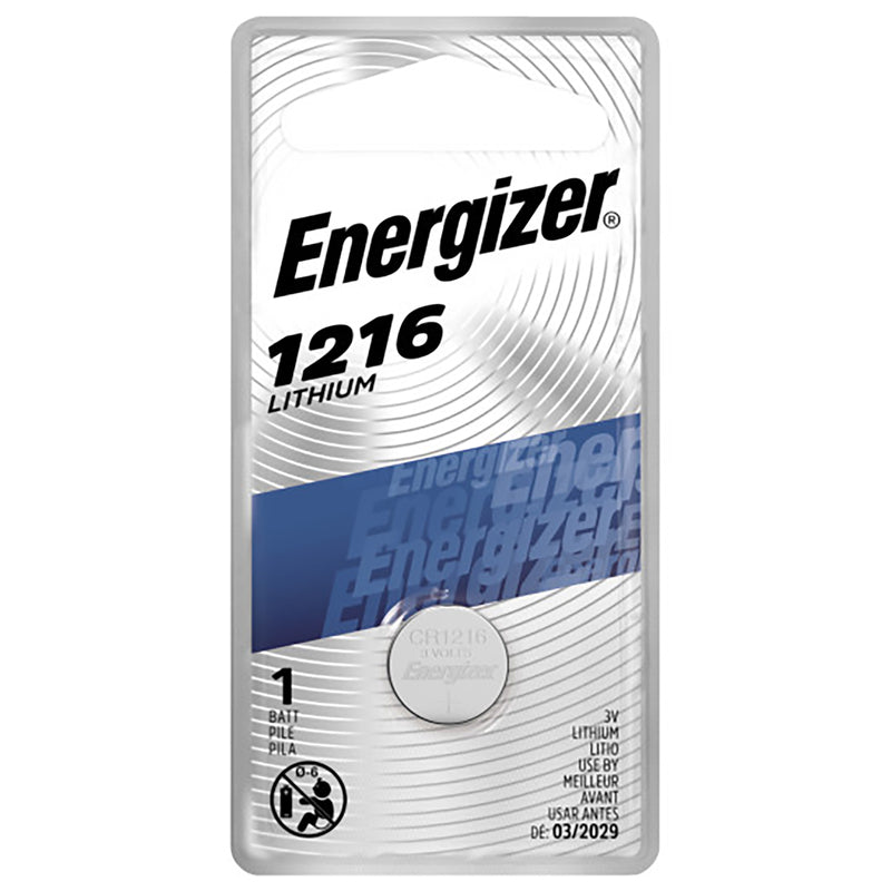 ENERGIZER - Energizer Lithium 1216 3 V Keyless Entry Battery 1 pk