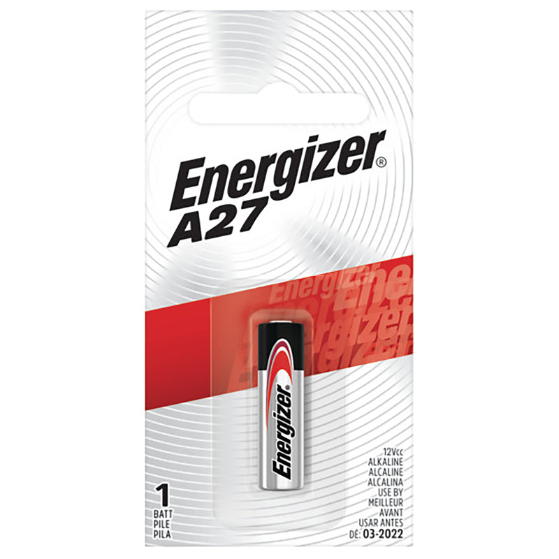 ENERGIZER - Energizer Alkaline A27 12 V Electronics Battery 1 pk