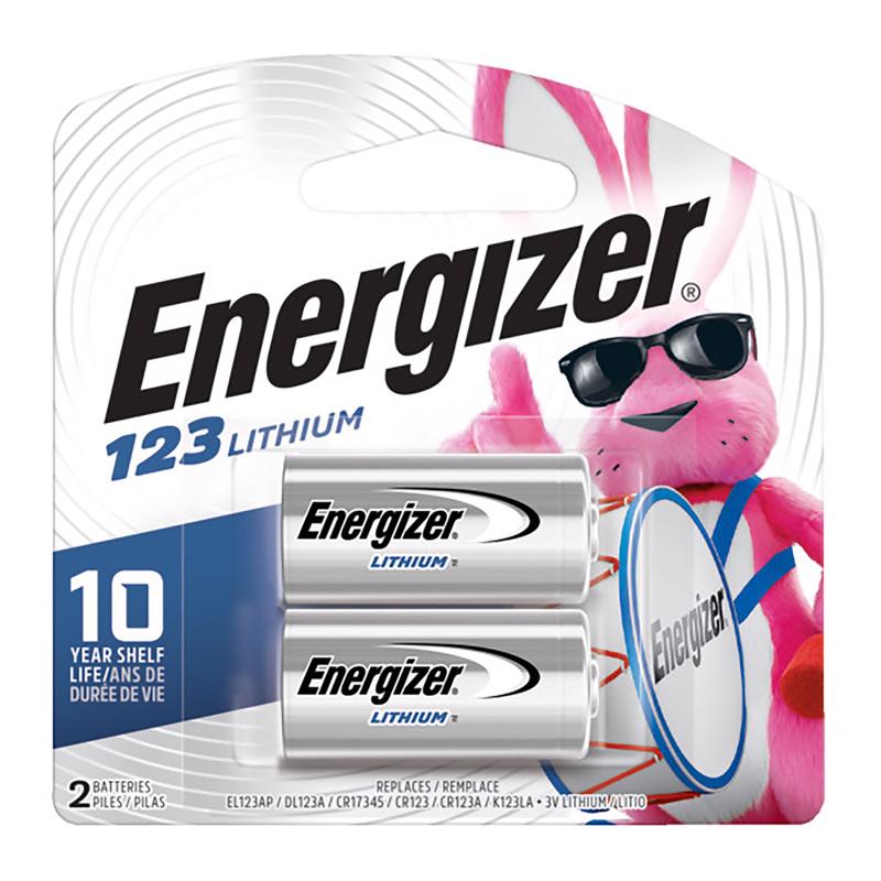 ENERGIZER - Energizer Lithium 123 3 V 1.5 Ah Camera Battery 2 pk