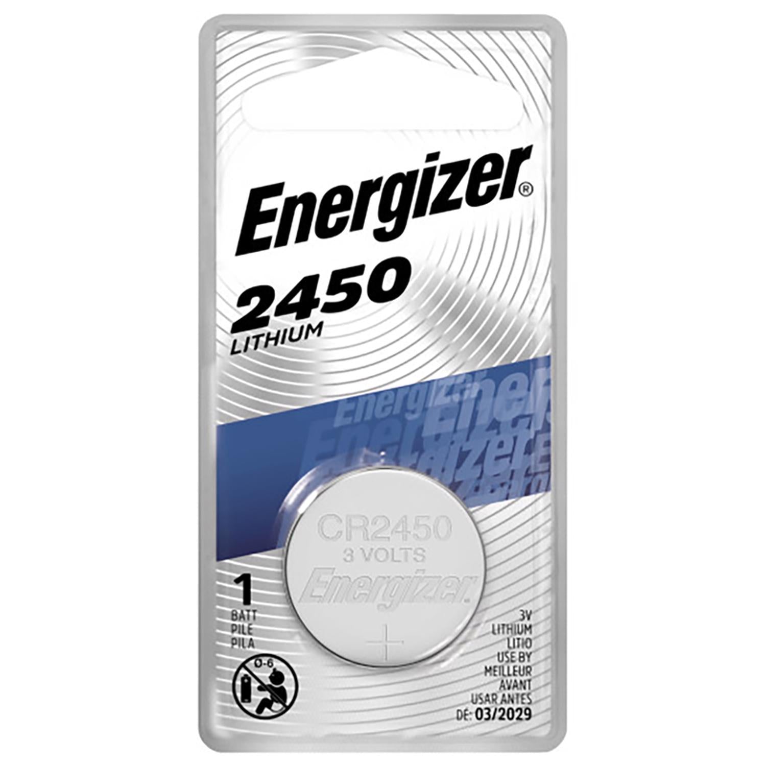 Energizer Lithium 2450 3 V Keyless Entry Battery 1 pk - Case of 6