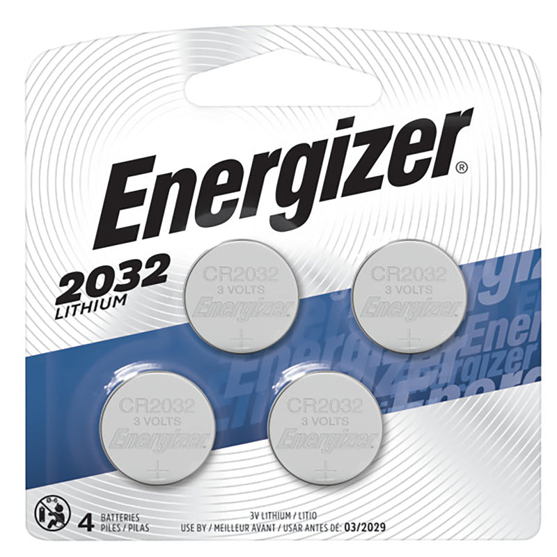 ENERGIZER - Energizer Lithium 2032 3 V Electronic/Watch Battery 4 pk