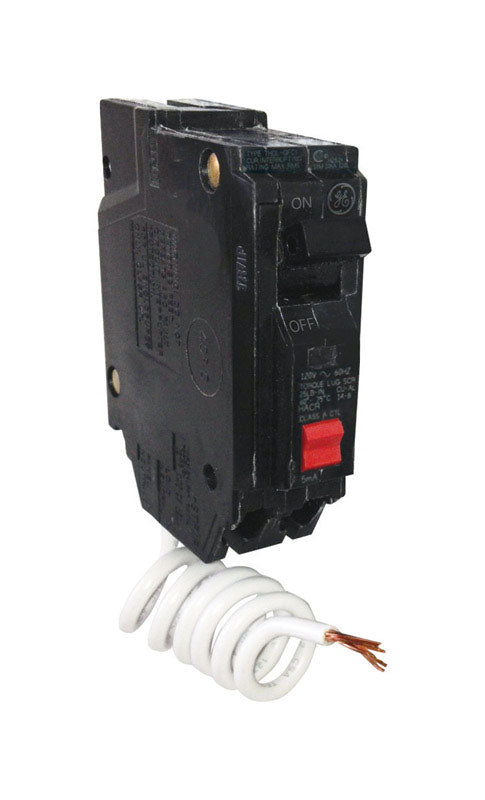 GE - GE 30 amps Ground Fault Single Pole Circuit Breaker w/Self Test