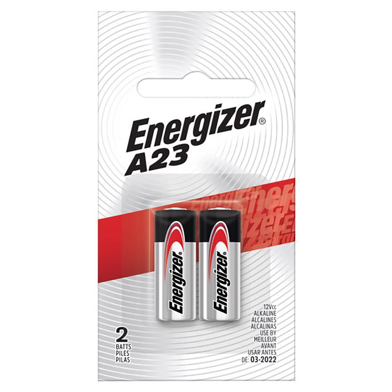 ENERGIZER - Energizer Alkaline A23 12 V 0.05 Ah Electronics Battery 2 pk