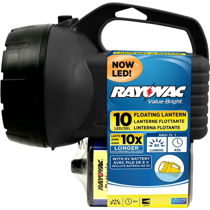 RAYOVAC - Rayovac 85 lm Black LED Floating Lantern - Case of 4