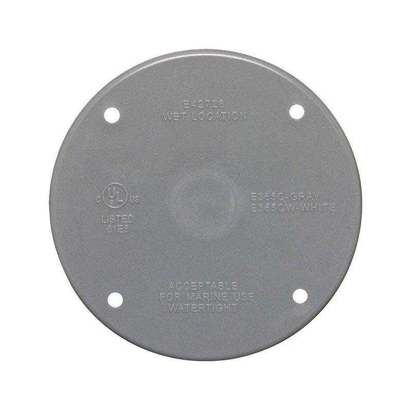 SIGMA ENGINEERED SOLUTIONS - Sigma Engineered Solutions Round Plastic Flat Box Cover [14170]