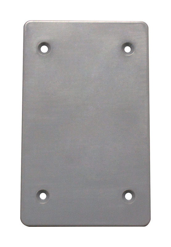 SIGMA ENGINEERED SOLUTIONS - Sigma Engineered Solutions Rectangle Plastic 1 gang Flat Box Cover [14150]