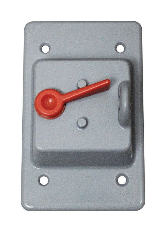 SIGMA ENGINEERED SOLUTIONS - Sigma Engineered Solutions Rectangle Plastic 1 gang Toggle Switch Cover [14210]