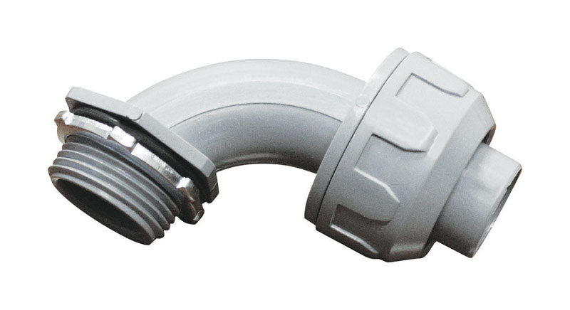 SIGMA ENGINEERED SOLUTIONS - Sigma Engineered Solutions ProConnex 1/2 in. D Plastic 90 Degree Connector For Liquid Tight 1 pk