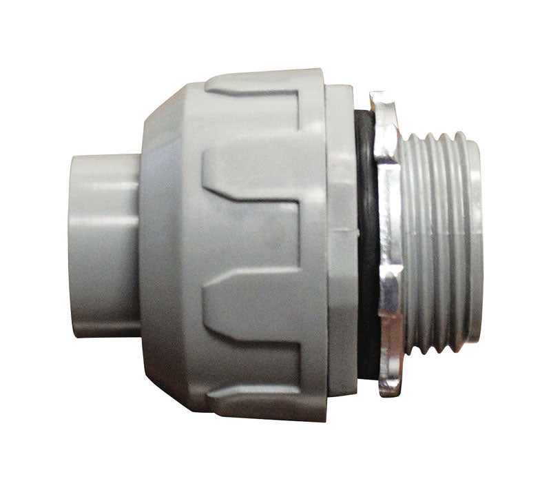 SIGMA ENGINEERED SOLUTIONS - Sigma Engineered Solutions ProConnex 1/2 in. D Plastic Straight Connector For Liquid Tight 1 pk