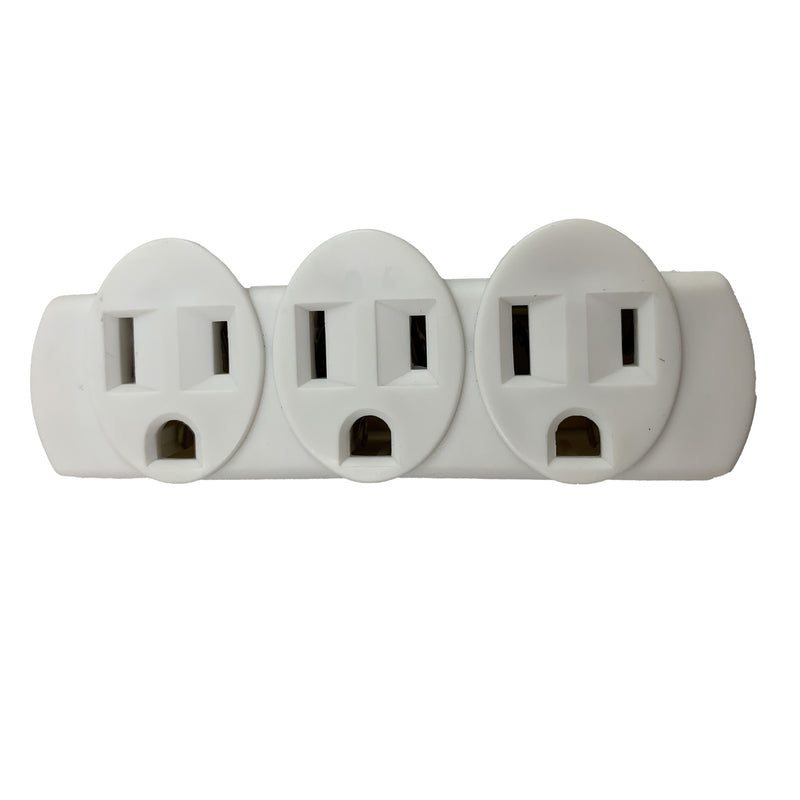 PROJEX - Projex Grounded 3 outlets Adapter 1 pk [FA-351B/09PRJ]