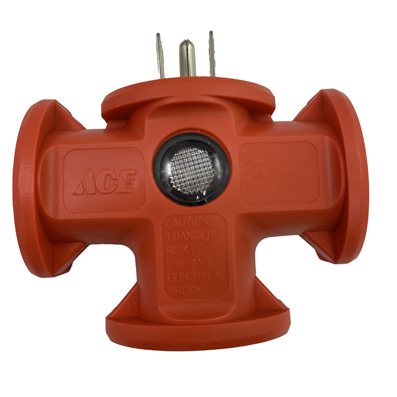 PROJEX - Projex Grounded 3 outlets Triple Tap Adapter 1 pk [FA-848E/03BUPRJ]