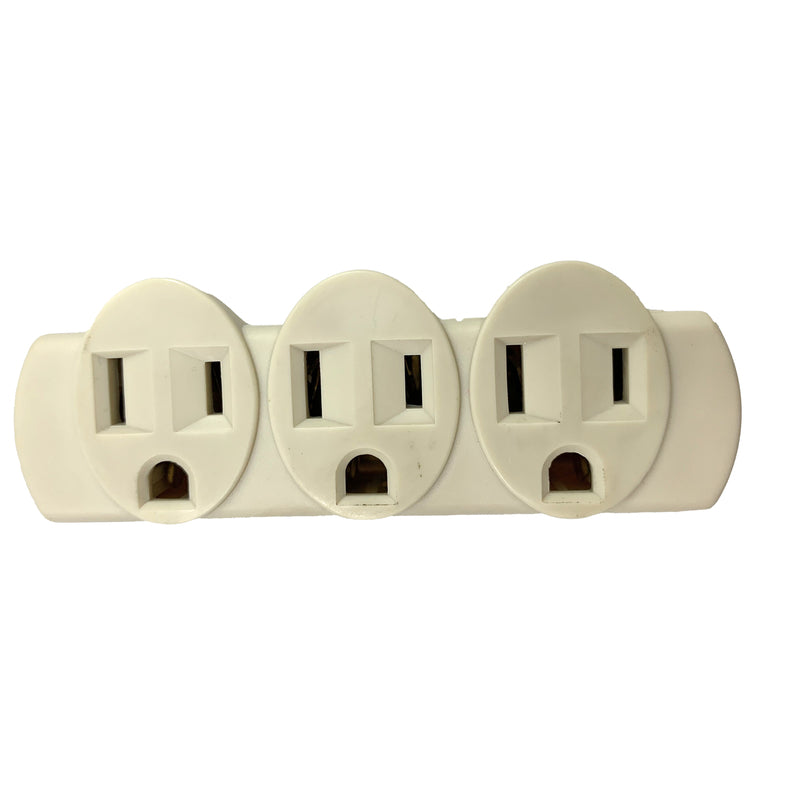 PROJEX - Projex Grounded 3 outlets Adapter 1 pk [FA-351B/15PRJ]
