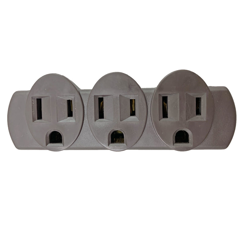 PROJEX - Projex Grounded 3 outlets Adapter 1 pk [FA-351B/01PRJ]