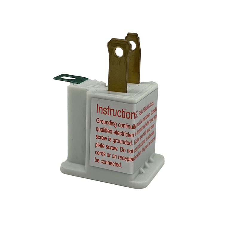 PROJEX - Projex Grounded 1 outlets Grounding Adapter 1 pk - Case of 25 [312A/09PRJ]