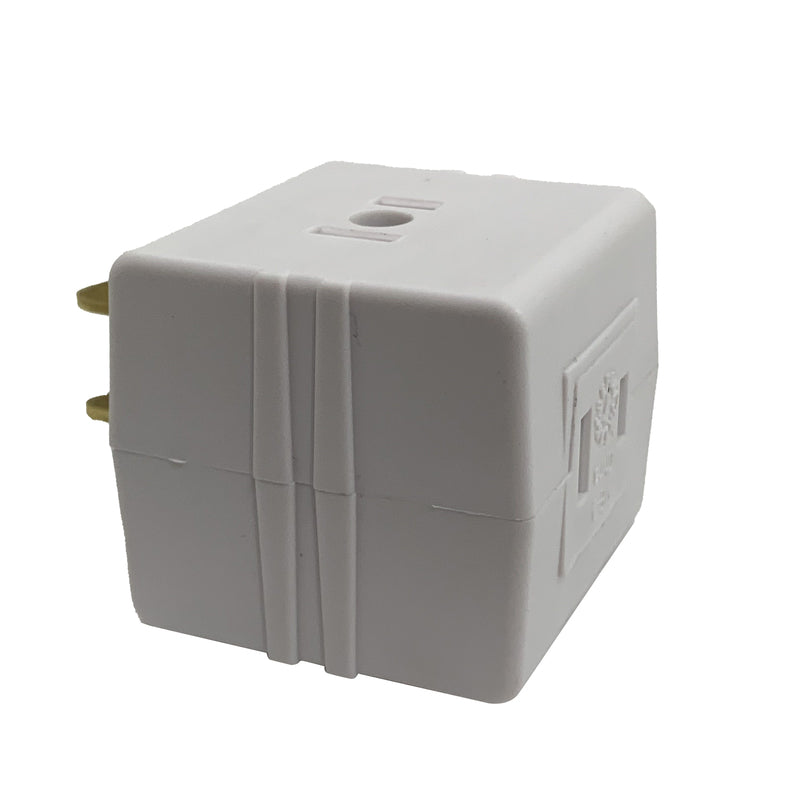 PROJEX - Projex Polarized 3 outlets Cube Adapter 1 pk - Case of 10 [FA-702A/09BUPRJ]