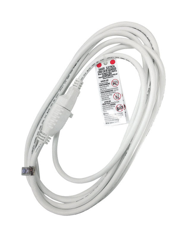 PROJEX - Projex Outdoor 15 ft. L White Extension Cord 16/3