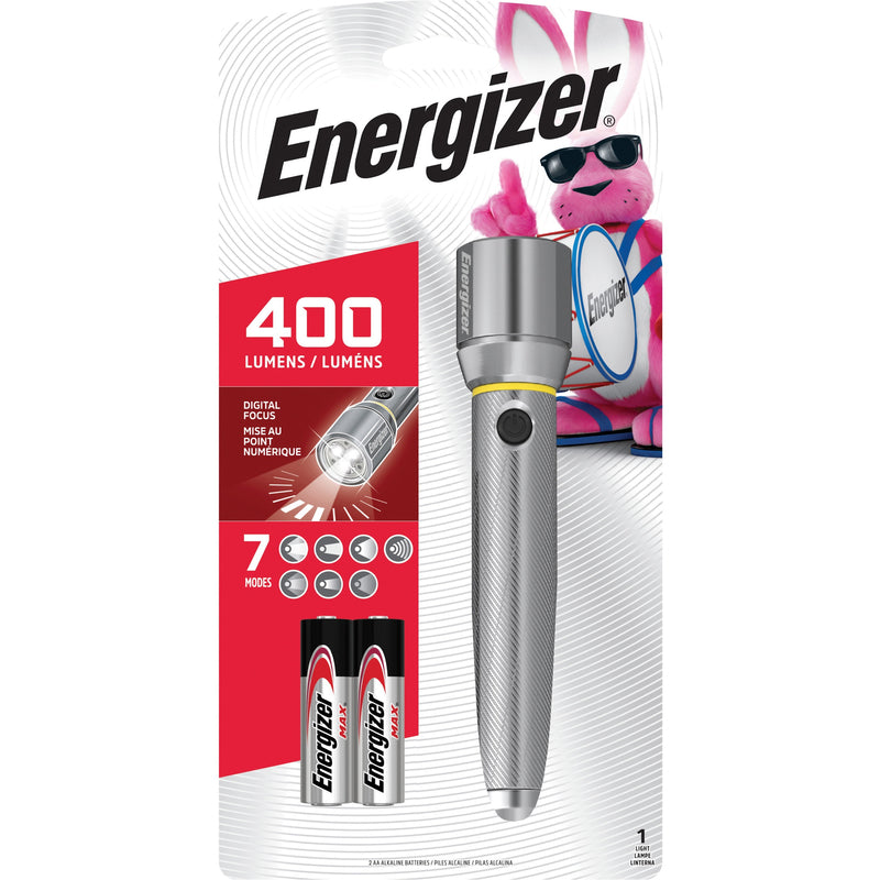 ENERGIZER - Energizer 400 lm Gray LED Flashlight AA Battery