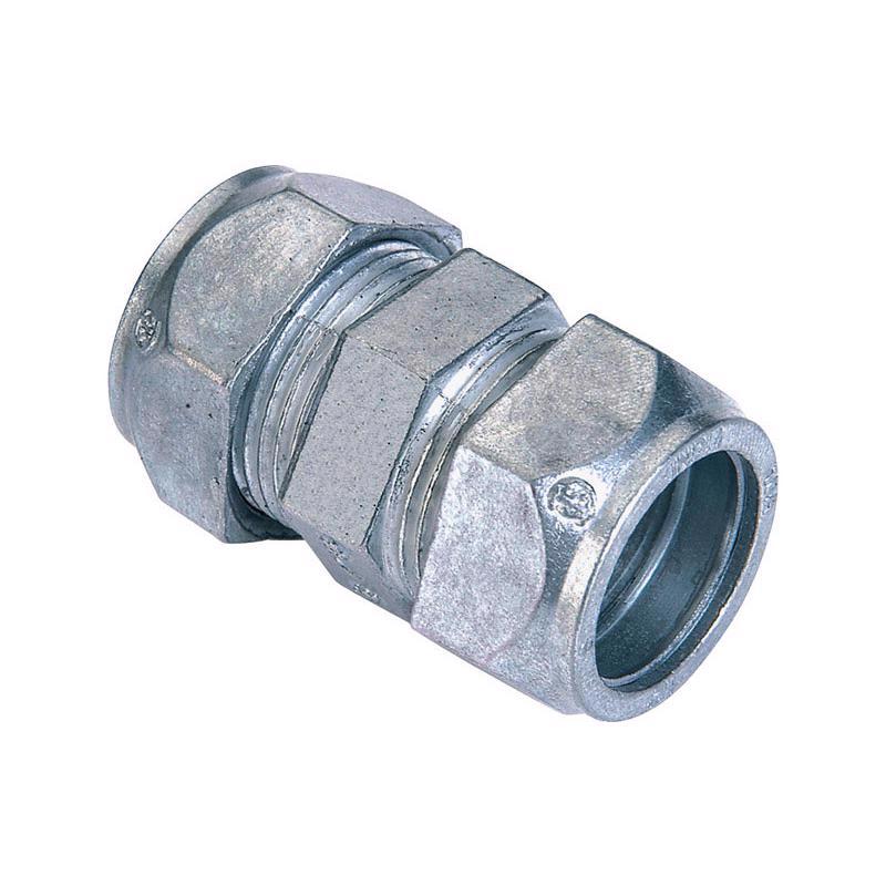 SIGMA - Sigma Engineered Solutions ProConnex 1/2 in. D Die-Cast Zinc Compression Coupling For EMT 50 pk