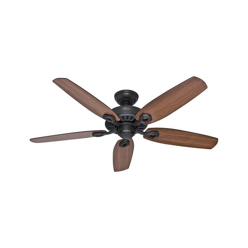 HUNTER - Hunter Builder 52 in. New Bronze Brown Indoor Ceiling Fan