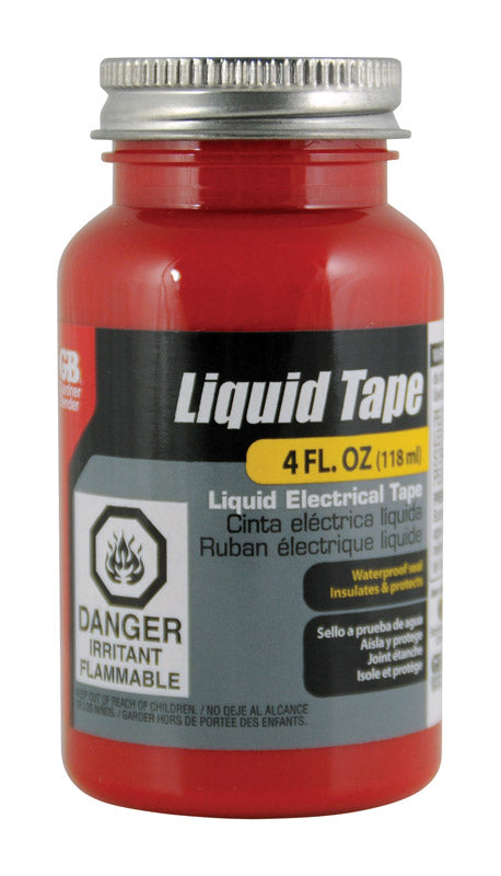 GARDNER BENDER - Gardner Bender Liquid Tape Red Rubber Liquid Electrical Tape 4 oz