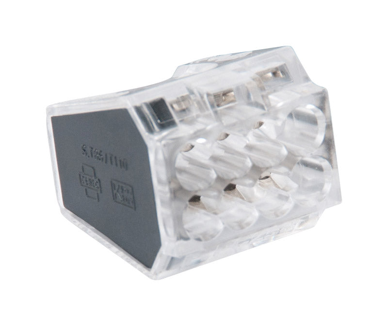 GARDNER BENDER - Gardner Bender PushGard 22-12 Ga. Copper Wire Wire Connector Black 10 pk