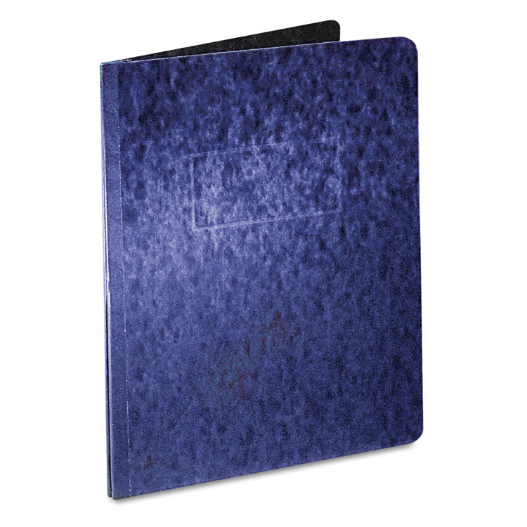 Oxford - Heavyweight PressGuard and Pressboard Report Cover w/ Reinforced Side Hinge, 2-Prong Fastener, 3" Cap, 8.5 x 11, Dark Blue