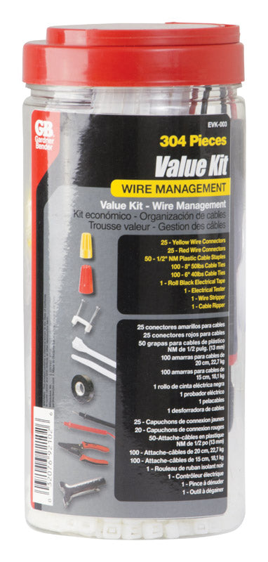 GARDNER BENDER - Gardner Bender Wire Management Electrical Kit 304 pk