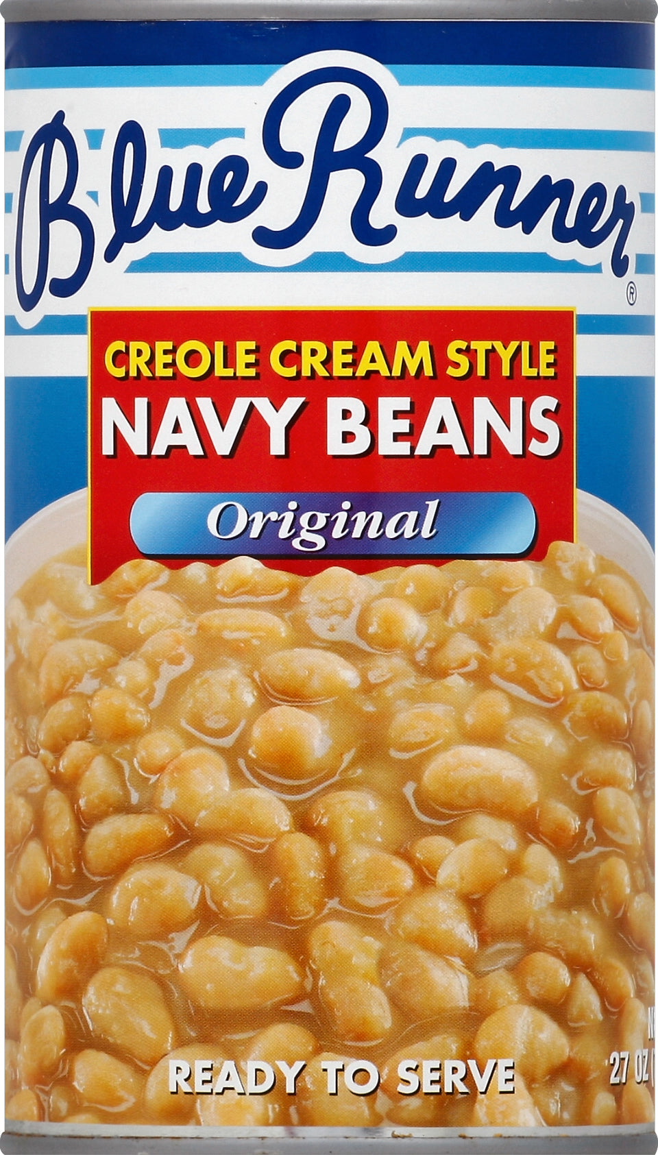 Blue Runner Navy Beans 27 oz - Case of 12