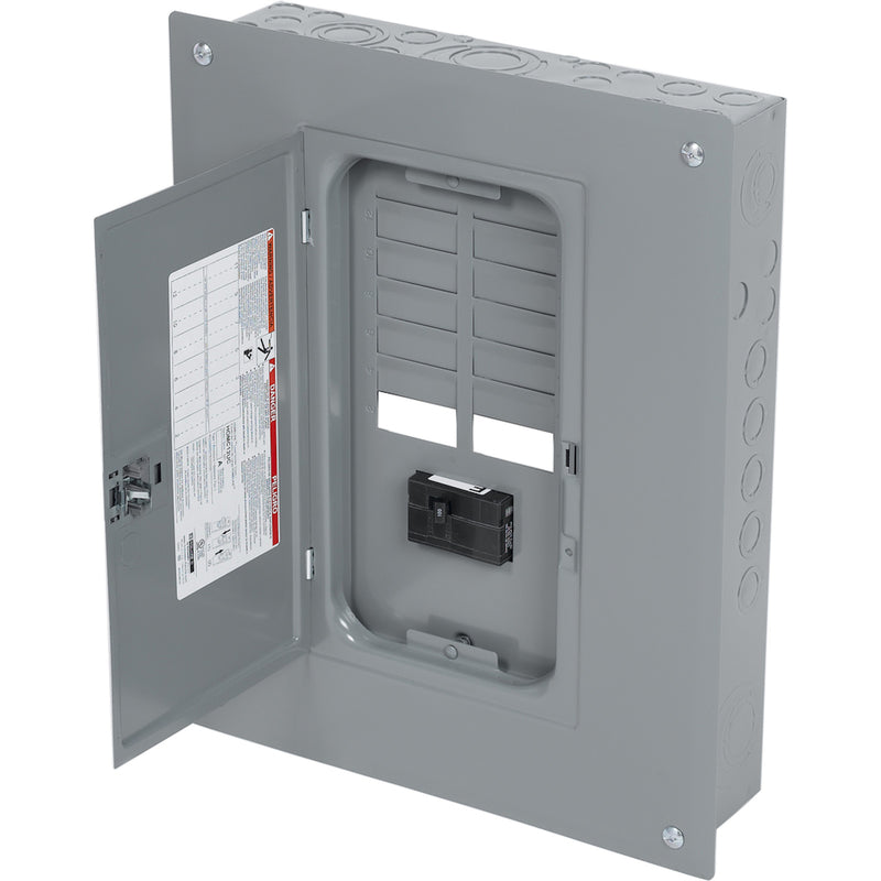 SQUARE D - Square D 100 amps 120/240 V 12 space 24 circuits Combination Mount Meter Breaker Load Center