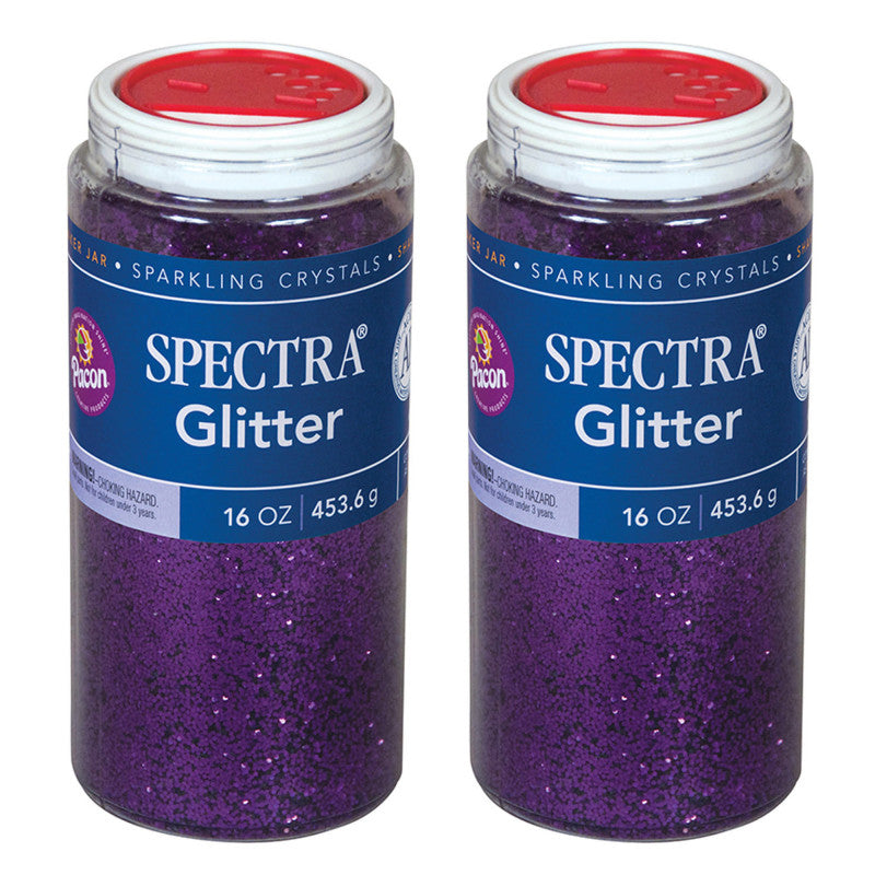 SPECTRA - Glitter, Purple, 1 lb. Per Jar, 2 Jars