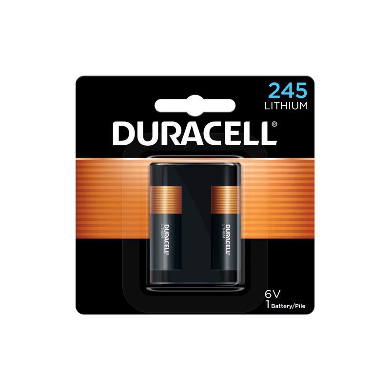DURACELL - Duracell Lithium 245 6 V 1.4 Ah Camera Battery 1 pk
