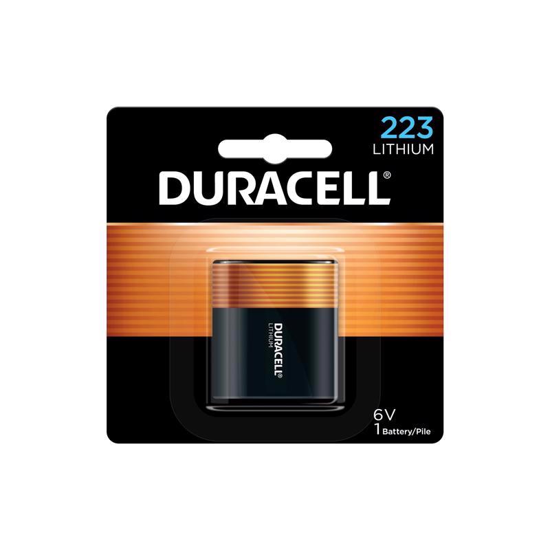 DURACELL - Duracell Lithium 223 6 V 1.4 Ah Camera Battery 1 pk