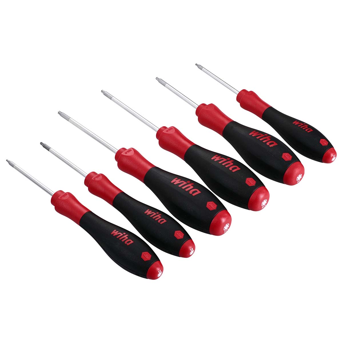 Wiha SoftFinish Cushion Grip Torx Screwdriver Set (6 Piece Set)