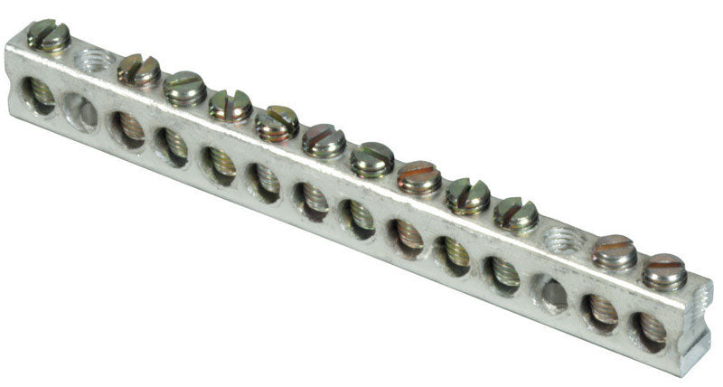 SQUARE D - Square D 50 amps 120/240 V 4 space 12 circuits Combination Mount Ground Bar Kit