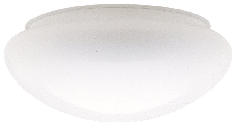 WESTINGHOUSE - Westinghouse Mushroom White Glass Lamp Shade 1 pk - Case of 6 [85757]