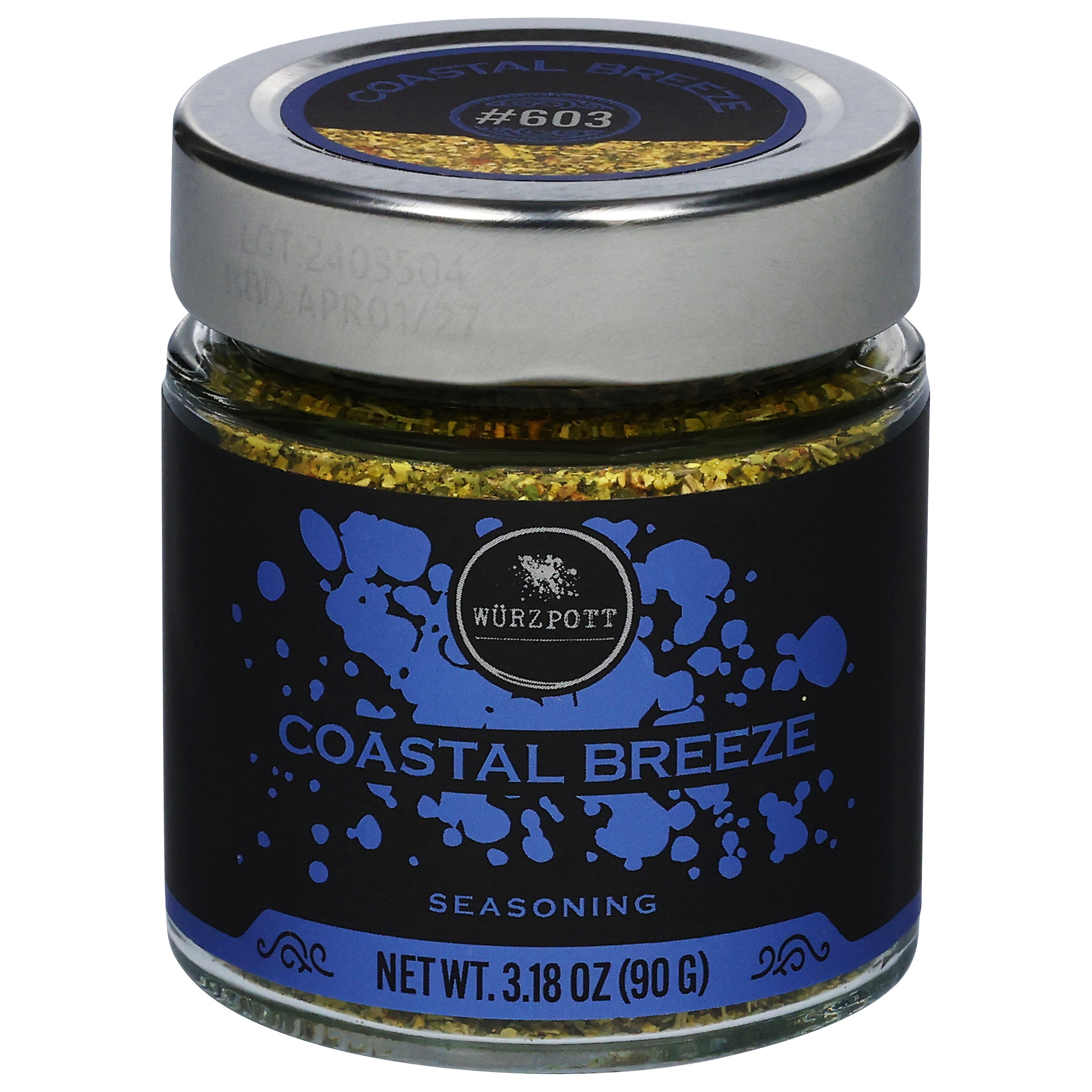 Wurzpott Coastal Breeze Seasoning 3.18 oz - Case of 6