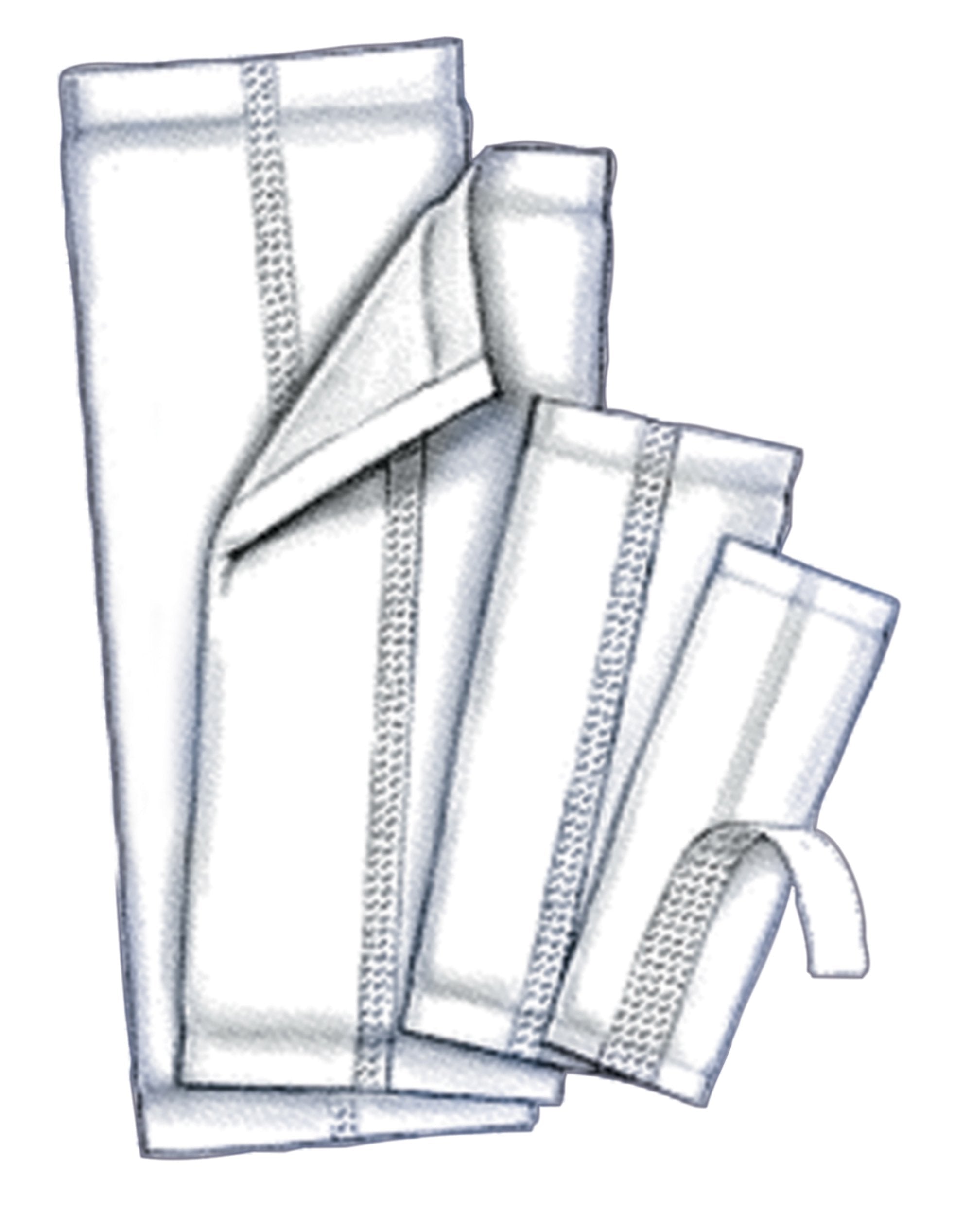 Cardinal - Incontinence Liner Wings™ 6-1/2 X 17 Inch Moderate Absorbency Polymer Core One Size Fits Most [20/BG]